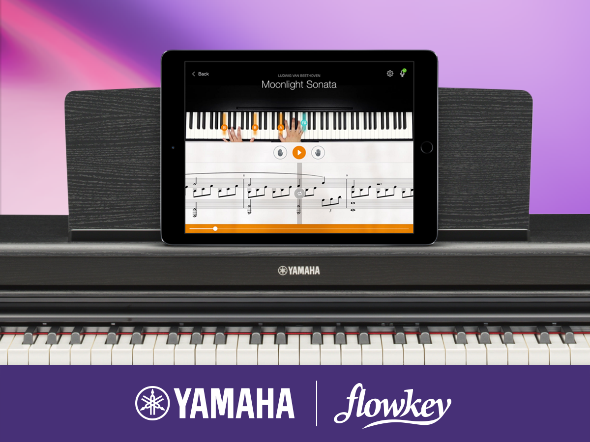 Naučte sa hrať známe piesne vďaka aplikácii Flowkey a Yamahe ...